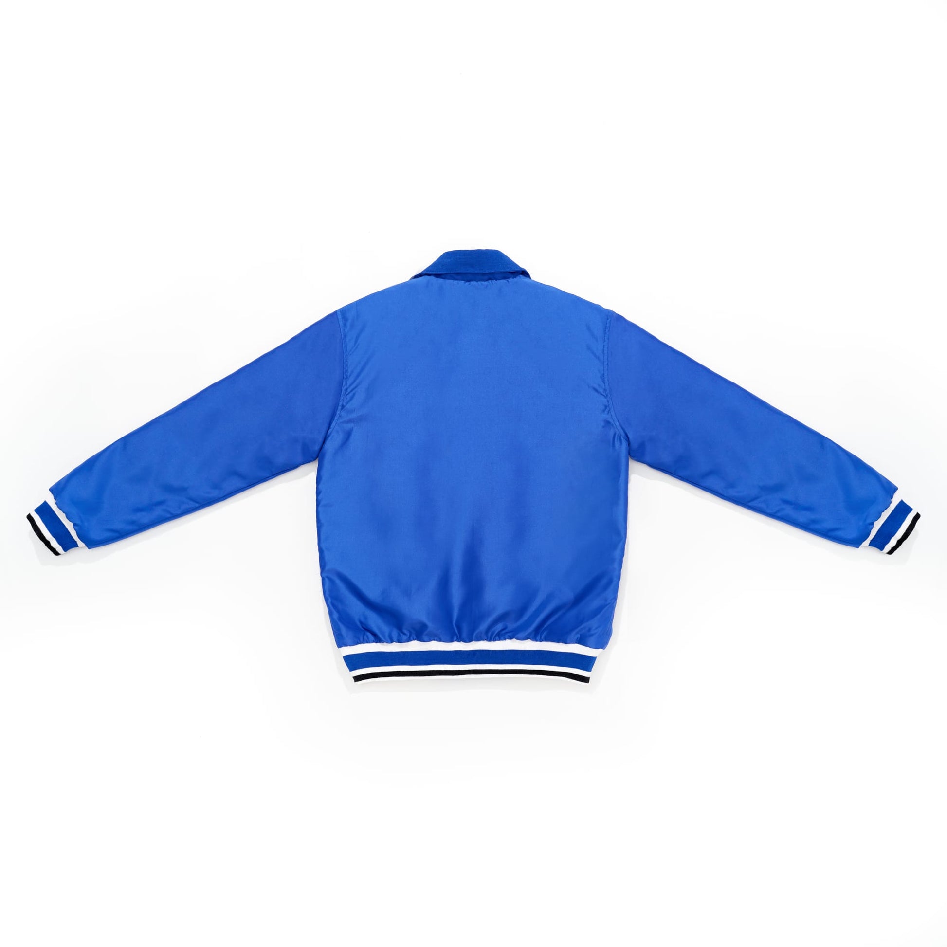 valbon-mayfair-Rubber-logo-bomber-jacket-in-blue